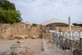 Remains of HishamÃ¢â¬â¢s Palace aka Khirbet al Mafjar,  archeological sites in Jericho Royalty Free Stock Photo